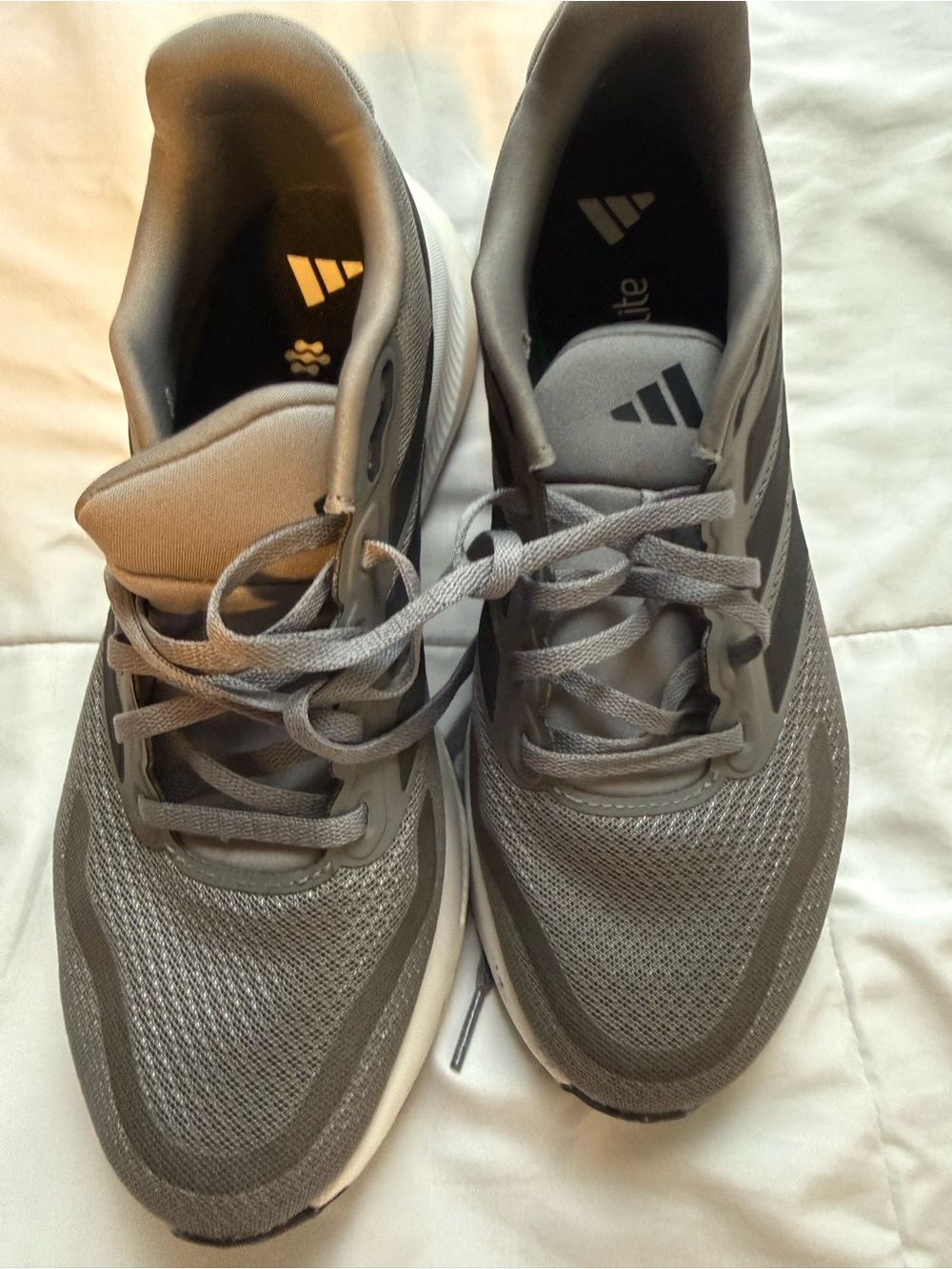 Adidas Mens Gray Ortholite Sneakers